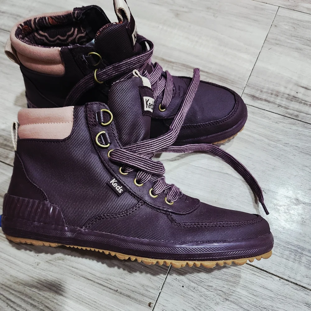 Keds Kids Purple High-Top Shoes